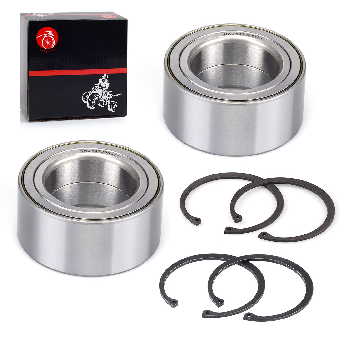 2X Front & Rear Heavy Duty Wheel Bearings for Polaris Sportsman (2009–2021)