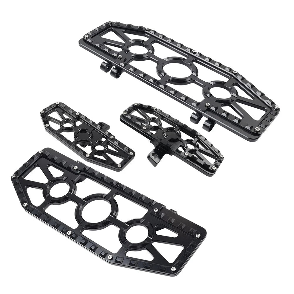 2X Engine Guard Bar Highway Foot Peg Footrest for Harley Yamaha