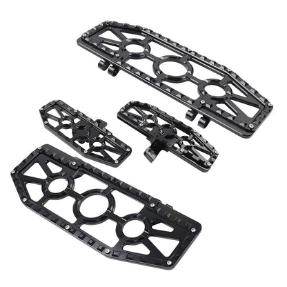 2X Engine Guard Bar Highway Foot Peg Footrest for Harley Yamaha