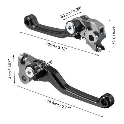 Motorcycle Brake Clutch Levers 2 x for Honda CRF250R CRF450R (2007-2020) Black