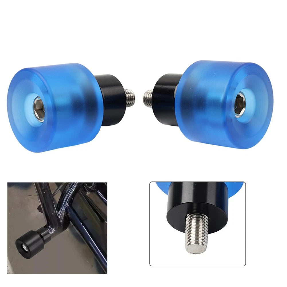 Engine Guard Saddlebag Guards Crash Bar End Screw Bolt Ball for Harley (M12)