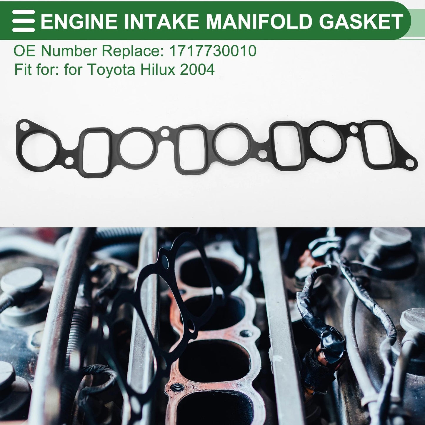 Engine Intake Manifold Gasket for Toyota Hilux (2004) No. 1717730010