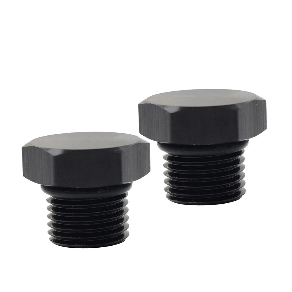 Aluminum 6AN Block Off Cap ORB Plug Male Fitting Adapters