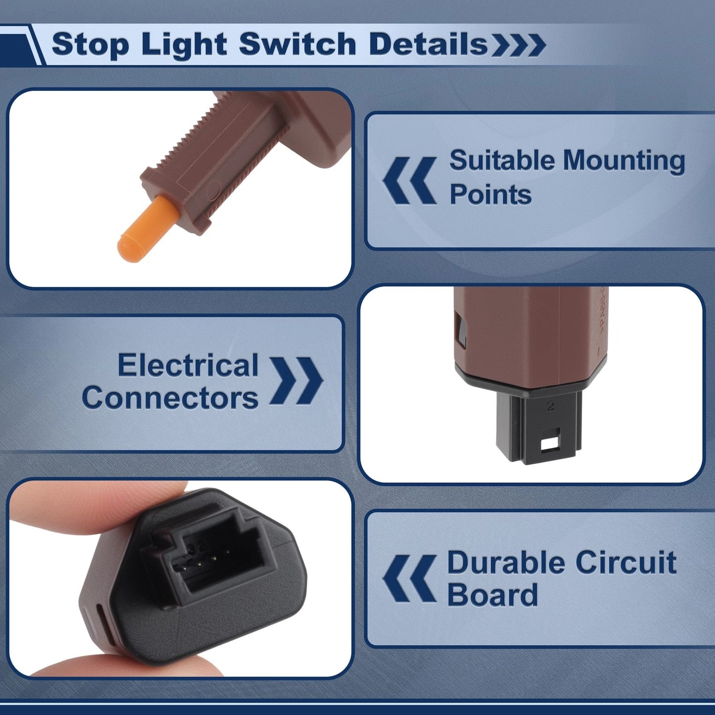 Brake Light Switch for Renault Grand Scénic III (2012–2016) 253200005R