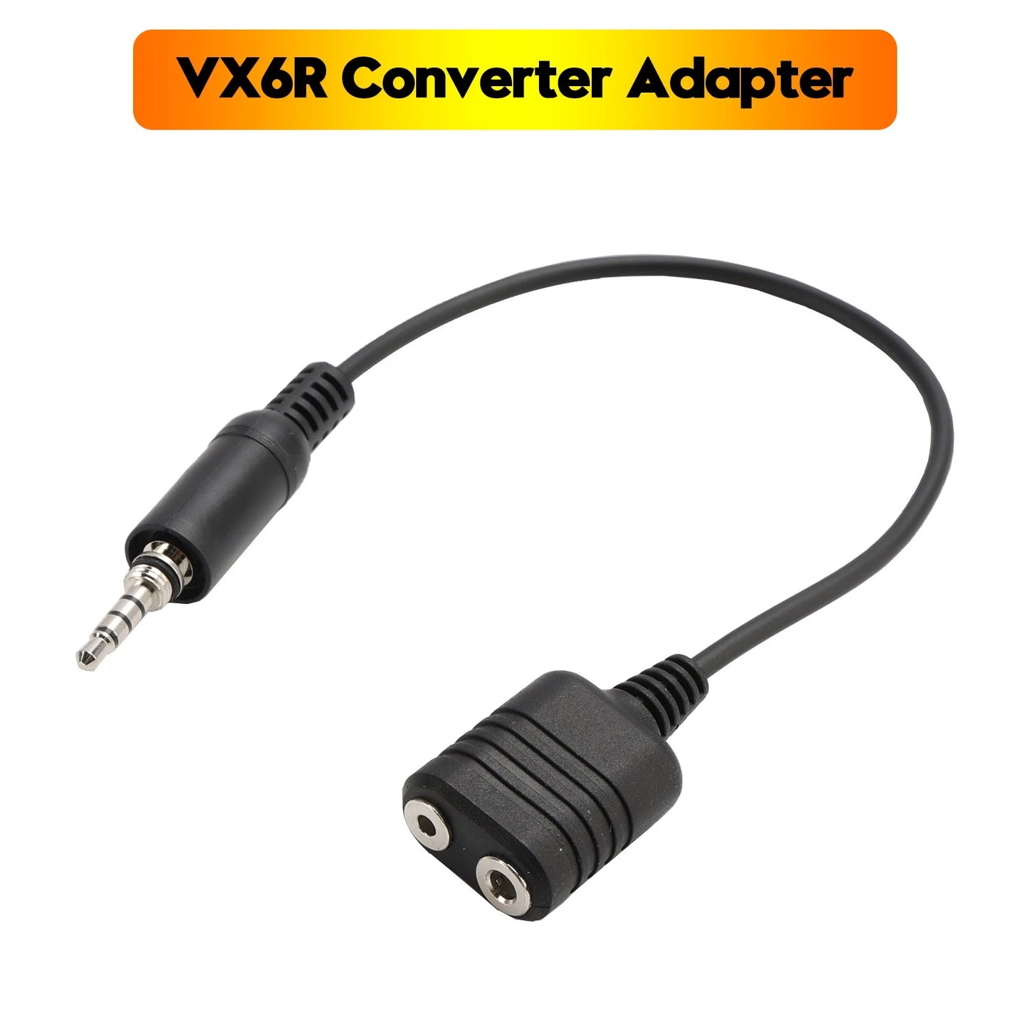 K Headset Port Converter Cable for Yaesu VX120 VX127 VX170 VX177 VX6E