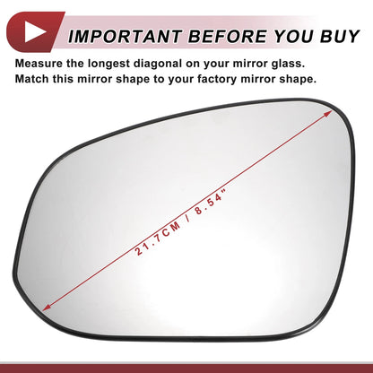 Heated Mirror Glass for Toyota RAV4 (2019–2022)