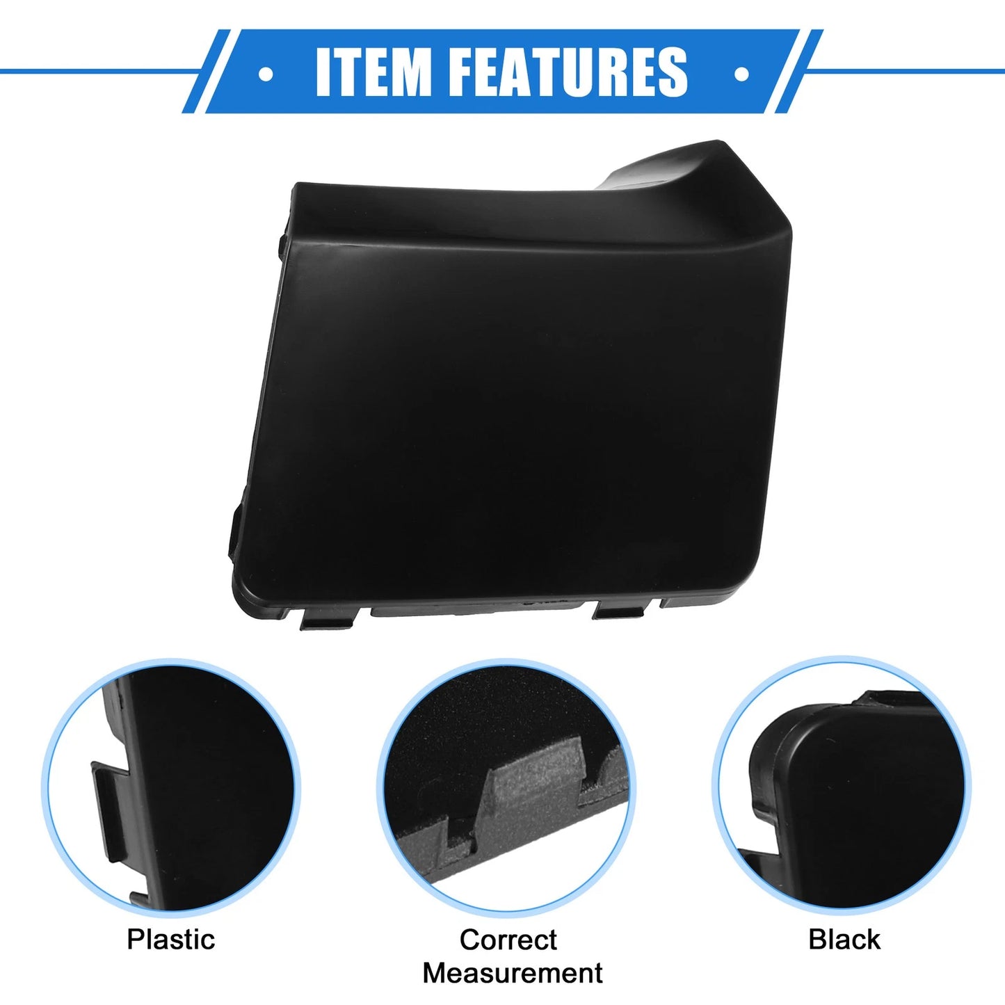 Tow Eye Hook Cover for Subaru Impreza (2010–2014) Black