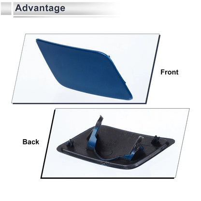 Front Right Side Bumper Headlight Washer Nozzle Cover Cap for BMW 335i GT Blue