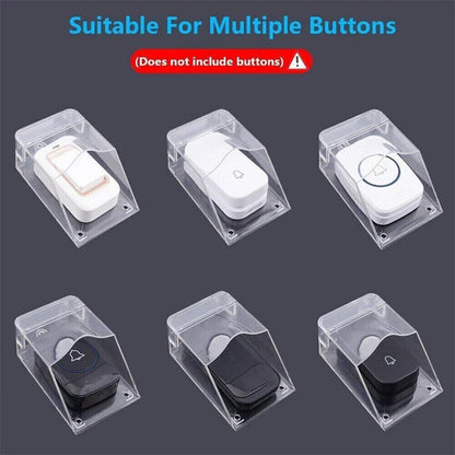Transparent Wireless Waterproof Doorbell Cover for Outdoor Use