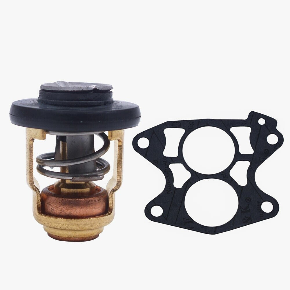 Set of 2 Thermostats & Gaskets for Yamaha Outboard 75 80 90 HP (2-Stroke)