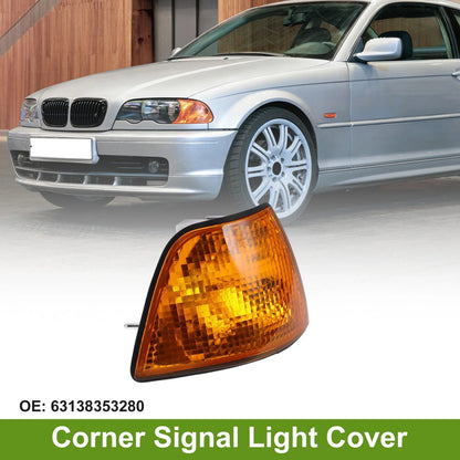 1Pc Right Corner Signal Light Cover for BMW 3 Series (1992-1998)