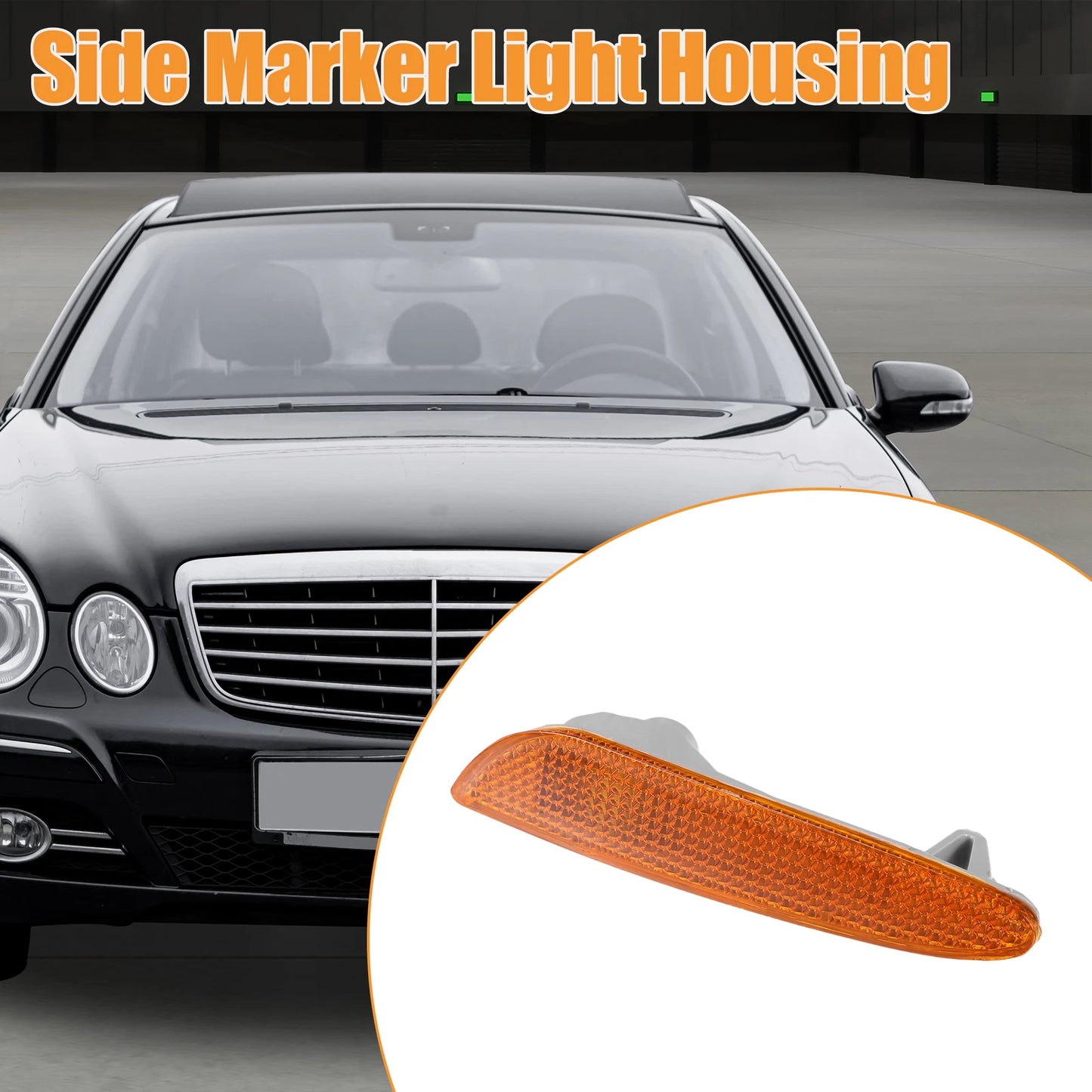 Auto Side Marker Lights Housing for Mercedes-Benz E320 (2003–2006) No.A2118200121