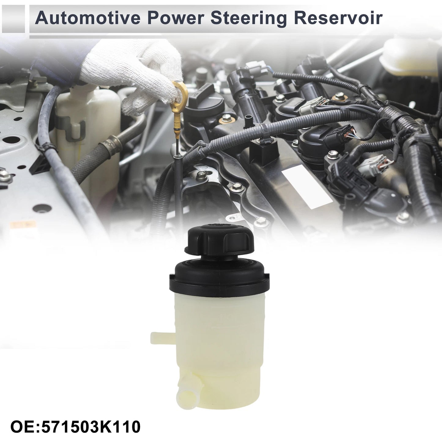 Power Steering Reservoir for Hyundai Sonata (2006–2010) No. 571503K110