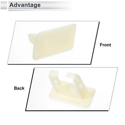 Front Left Side Bumper Headlight Washer Nozzle Cover Cap for BMW X3 Unpainted