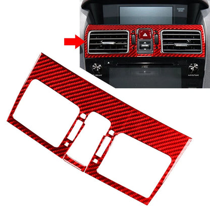 Red Center Console Air Vent Outlet Cover Trim for Subaru WRX STI (2016–2021)