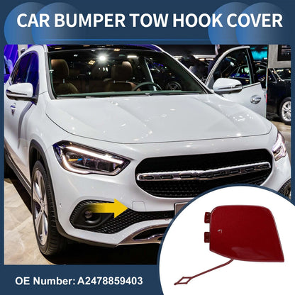 Front Right Bumper Tow Hook Cover for Mercedes-Benz GLA Class (2015–2023) No.A2478859403 Red