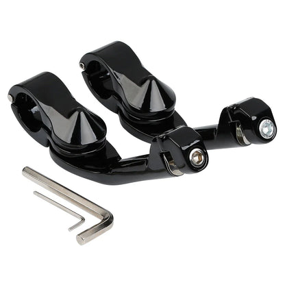 1 1/4" Angled Adjustable Highway Footpeg Mount for Harley