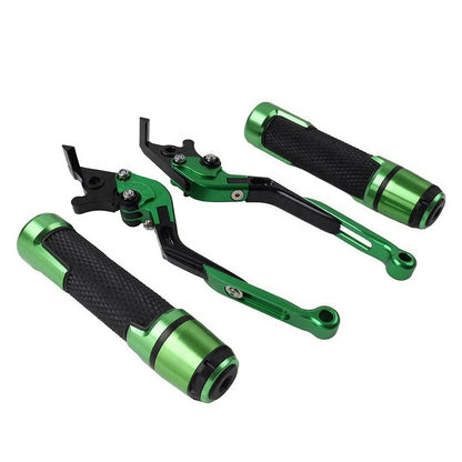Folding Extendable Brake Clutch Levers & Handlebar Grips for Suzuki GSXR150