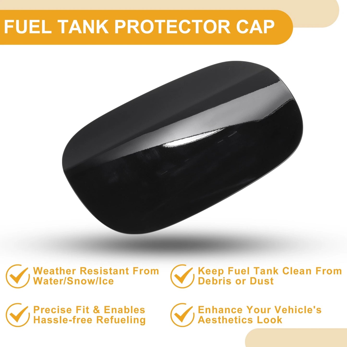 Fuel Tank Door Cap for Mercedes-Benz E200 (2015–2019) Clip Type No.A2056304404 ABS