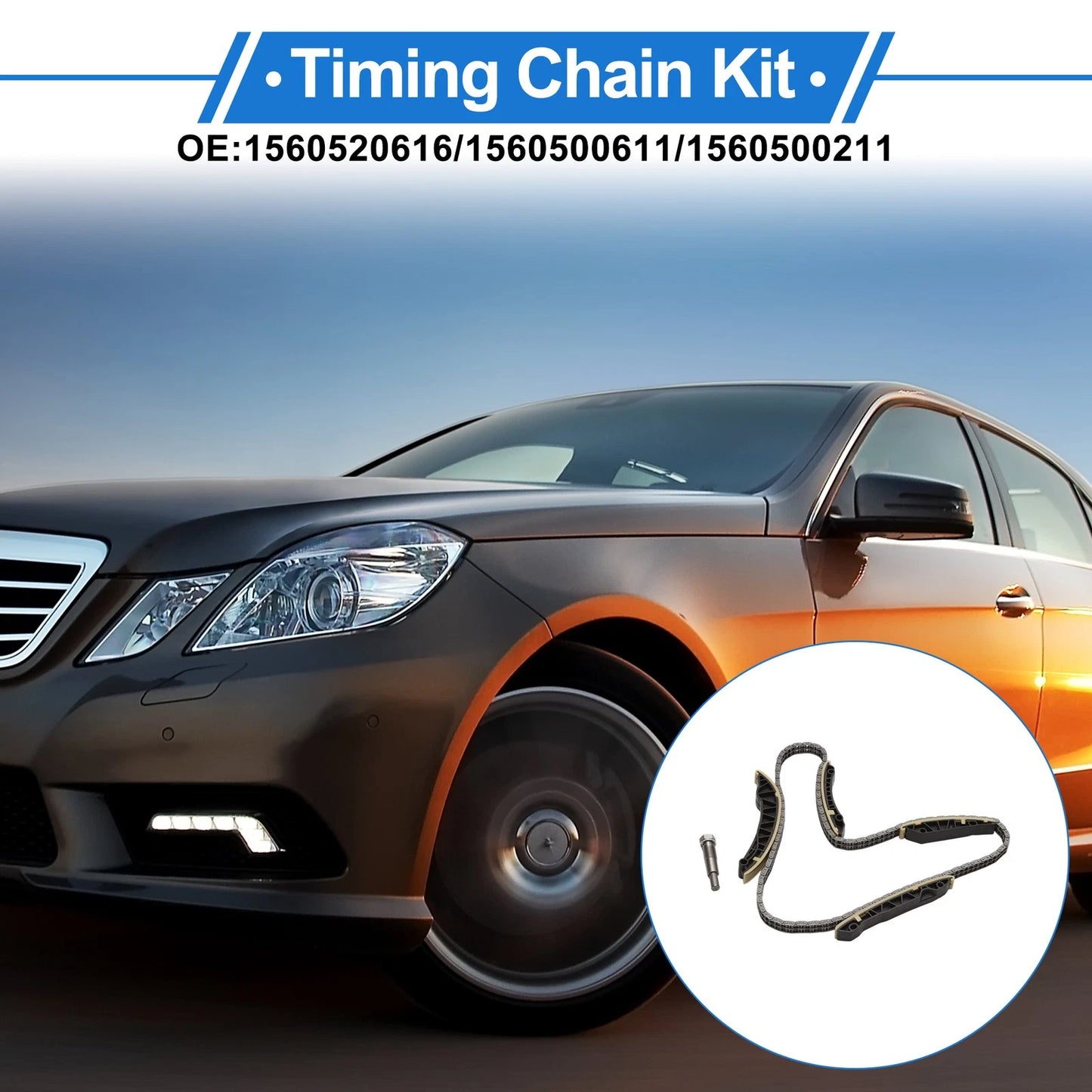 Timing Chain Kit for Mercedes-Benz W204 (2008–2014) No. 1560520616/1560500611