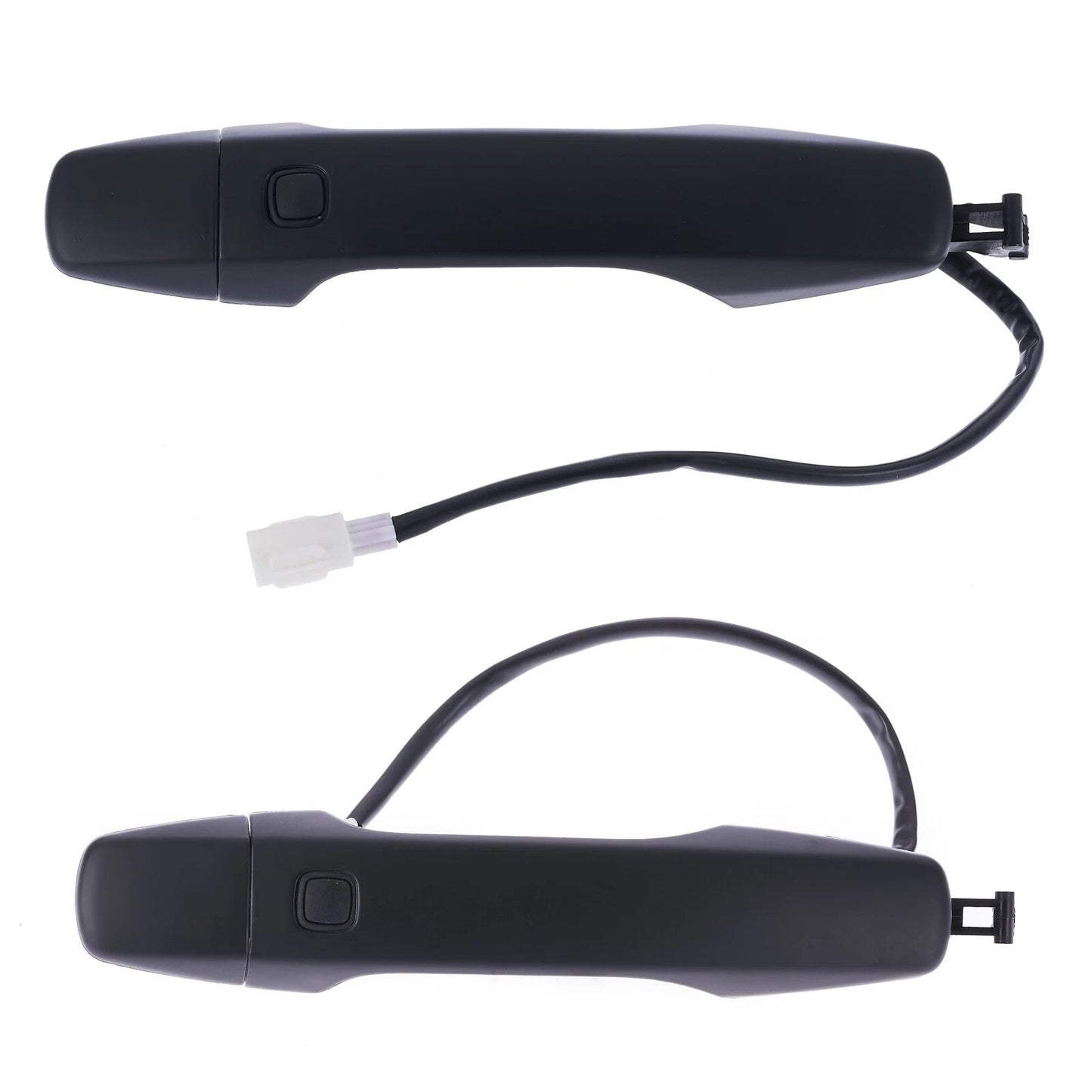 Set of 2 Outer Door Handles for Toyota Landcruiser (2007–2021) Black