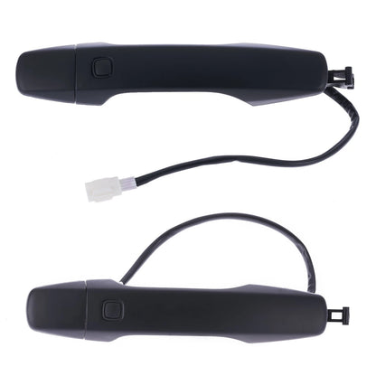 Set of 2 Outer Door Handles for Toyota Landcruiser (2007–2021) Black