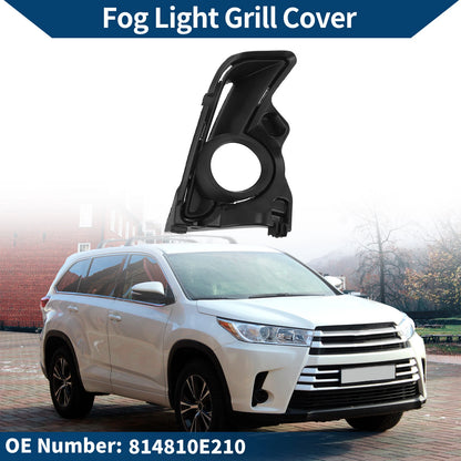 Front Right Fog Light Grill for Toyota Highlander (2014–2019) OE 814810E210