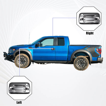 Set of 4 Exterior Door Handle Covers for Ford F-150 (2015–2023)