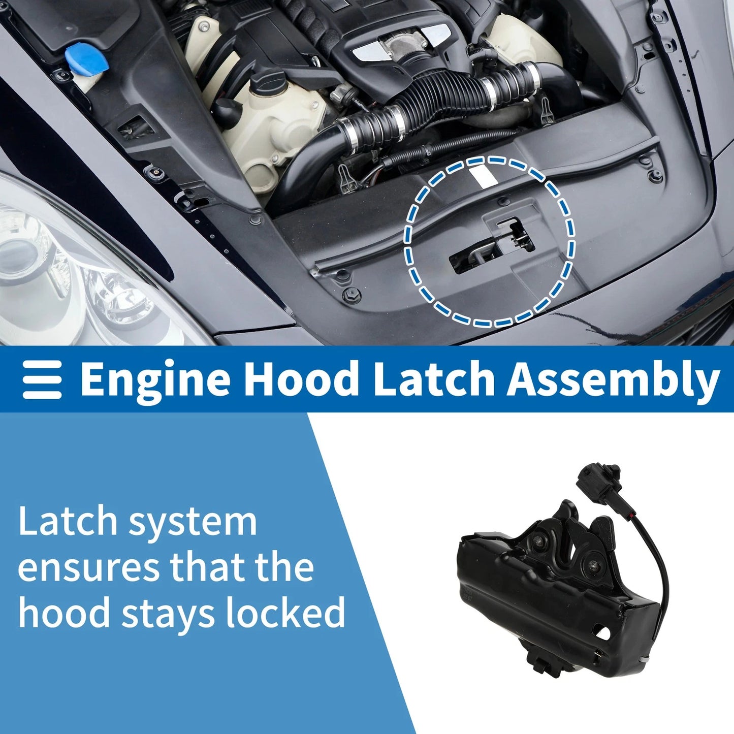 Hood Latch Assembly for Toyota Sequoia (2008–2021) No. 535100C040