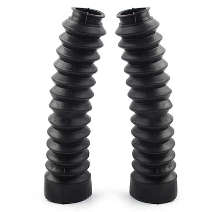 Motorcycle Universal Black Rubber Front Fork Dust Covers