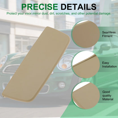 Sun Visor Mirror Cover for Porsche Boxster 718 (2017–2024) No. 982857551 Beige