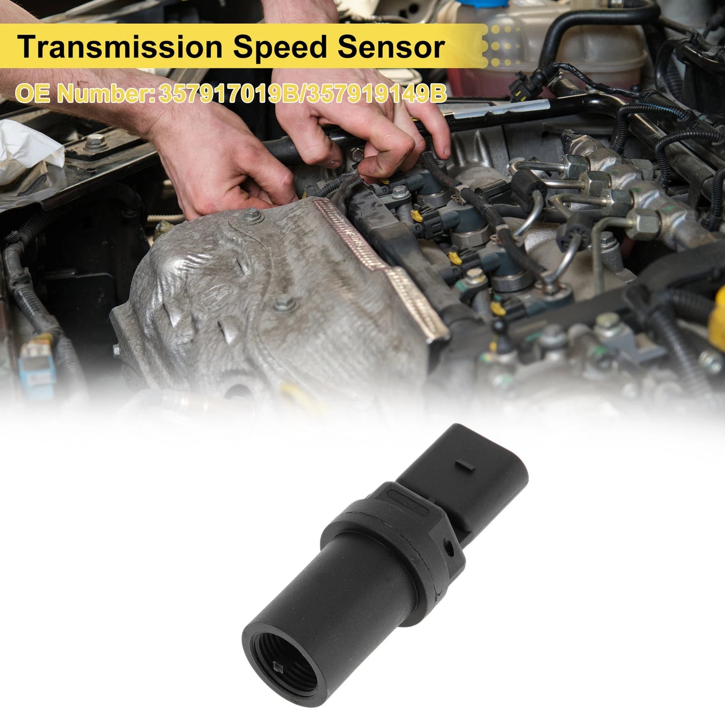 1 Pc Transmission Speed Sensor No.357917019B for Volkswagen Golf Jetta (1993–1999)