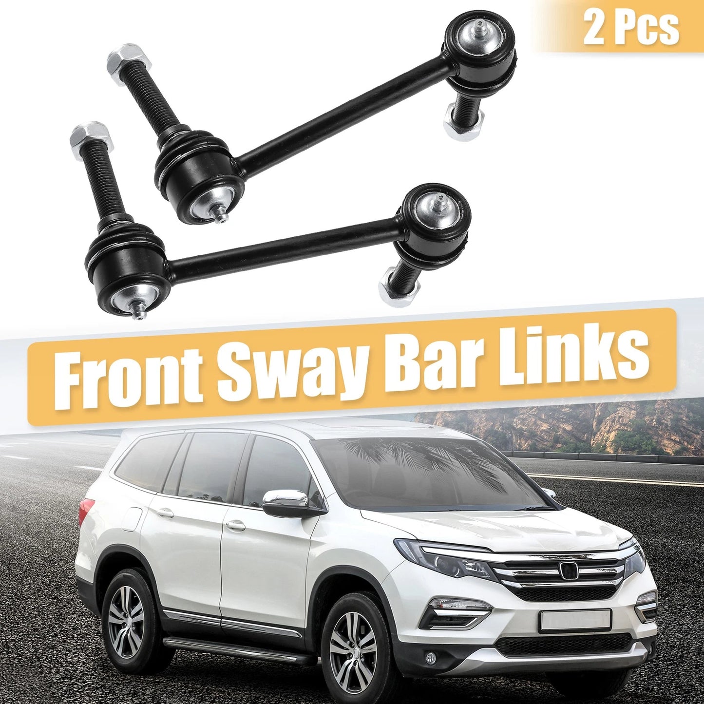 2X Front Sway Bar Links K80946 K80948 for Toyota Tacoma (2005–2019)