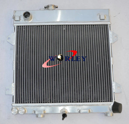 Aluminum Radiator with Fan for BMW E30 M10 316i 318i (1982–1991)