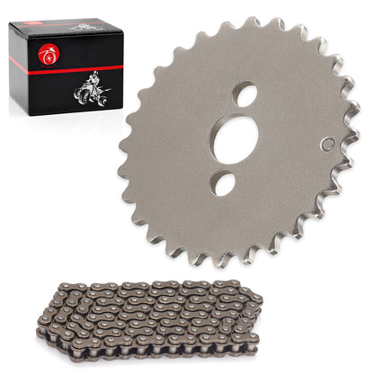 Camshaft Sprocket & Timing Chain for Honda XR80 XR80R XL80S (1979–1999)