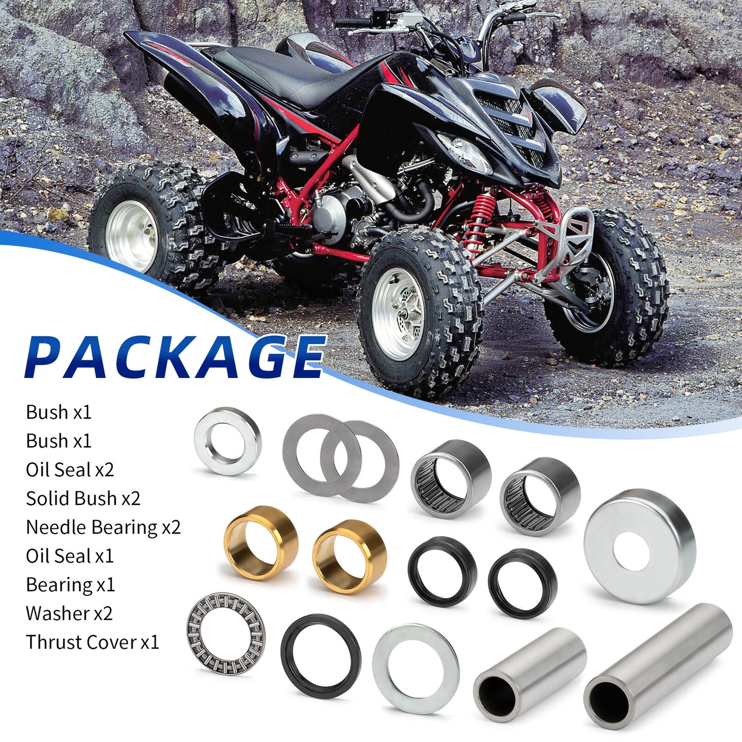 Rear Swing Arm Kit for Yamaha Raptor 660R (2001–2005)