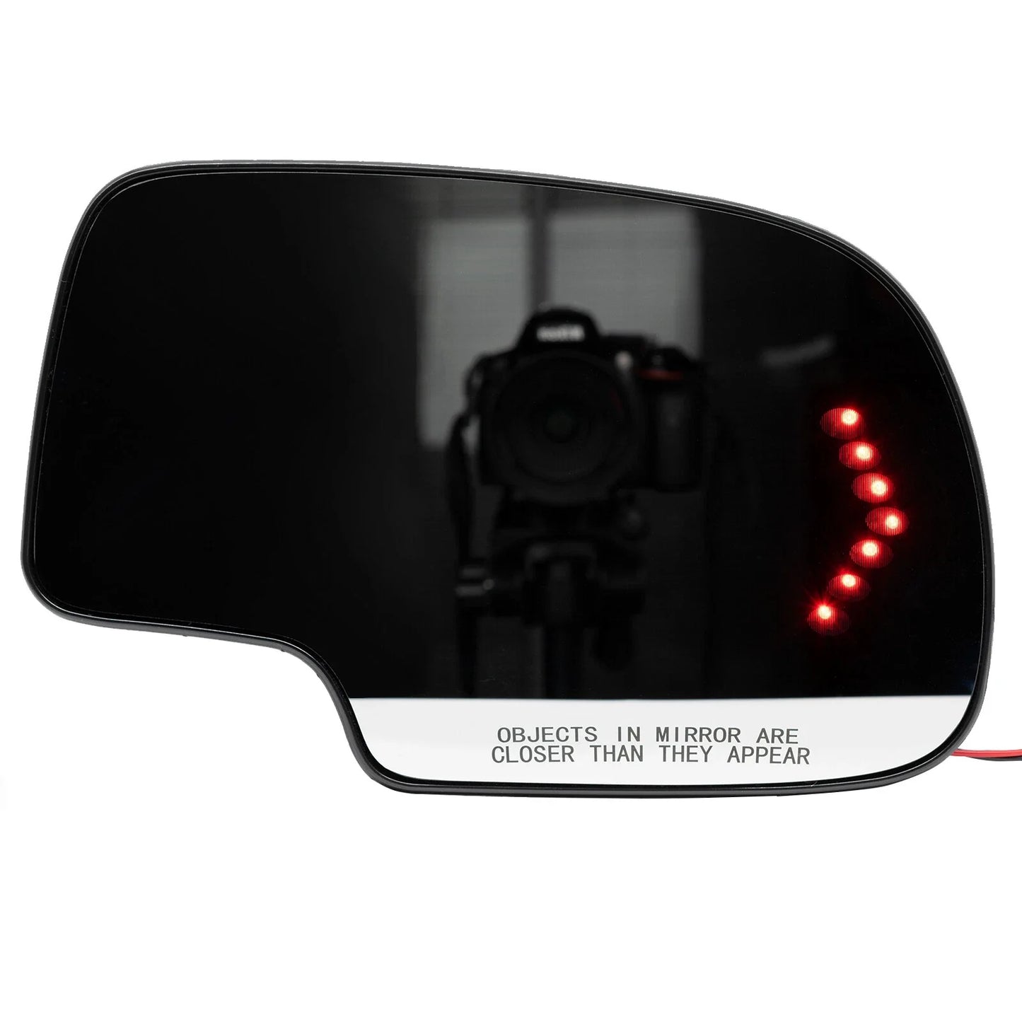 Mirror Glass Heated Turn Signal LH&RH Side for Chevy GMC Cadillac (2003–2007)