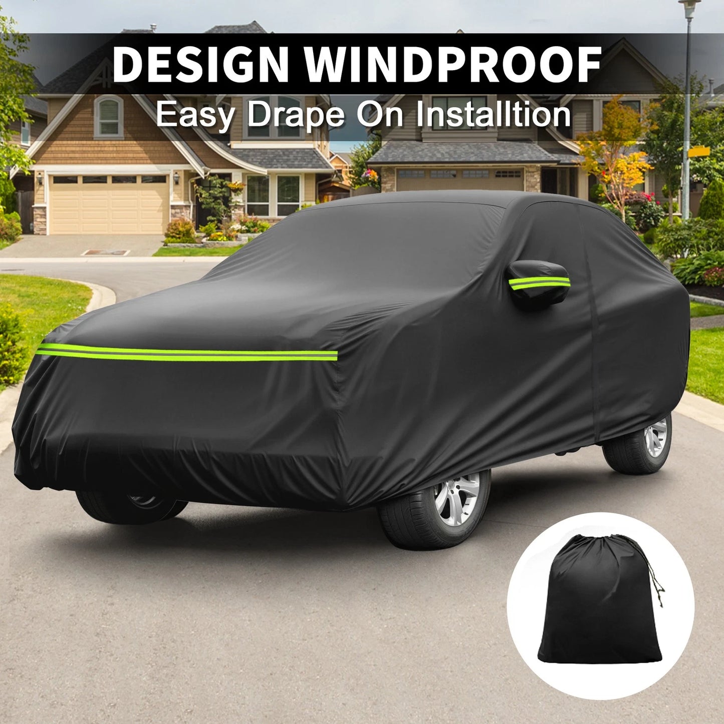Waterproof Car Cover 212D-PU for BMW X3 F25/G01 (2010–2024) with Zipper
