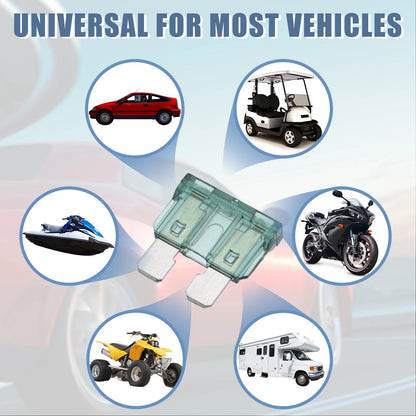 10pcs Blade Style Fuse 1A for Car Boat Truck SUV Motorcycle (Universal)