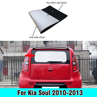Rear Windshield Privacy Thick Interior Sunshade Cover for Kia Soul (2010–2013)