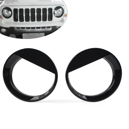 Set of 8 Door Hinge Covers for Jeep Wrangler JK 4 Door (2007–2017)