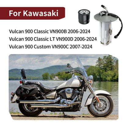 Fuel Pump and Oil Filter for Kawasaki Vulcan 900 Classic (2006–2024)