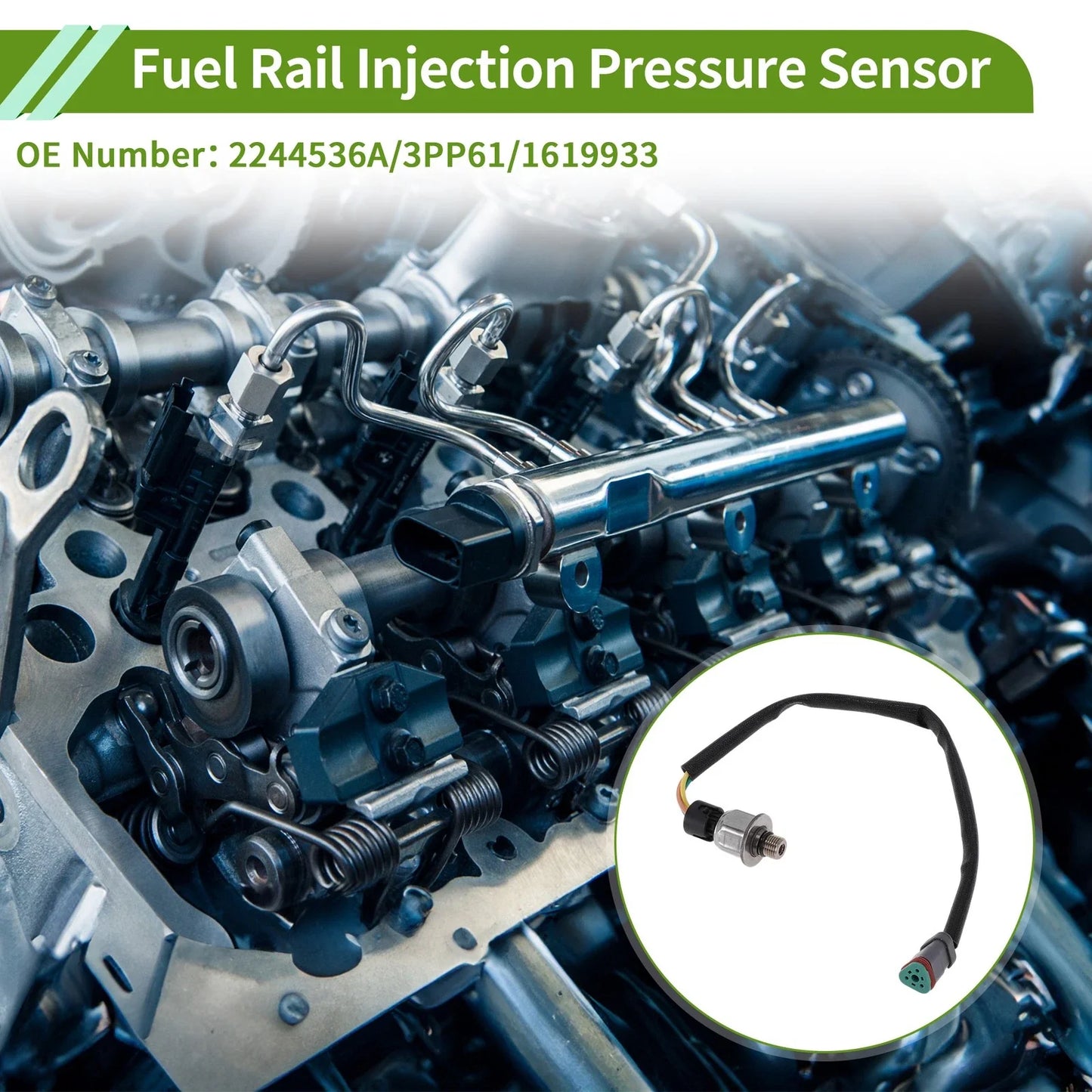 Fuel Injection Pressure Sensor for Chevrolet Bus (2000-2002) 1 x Sensor