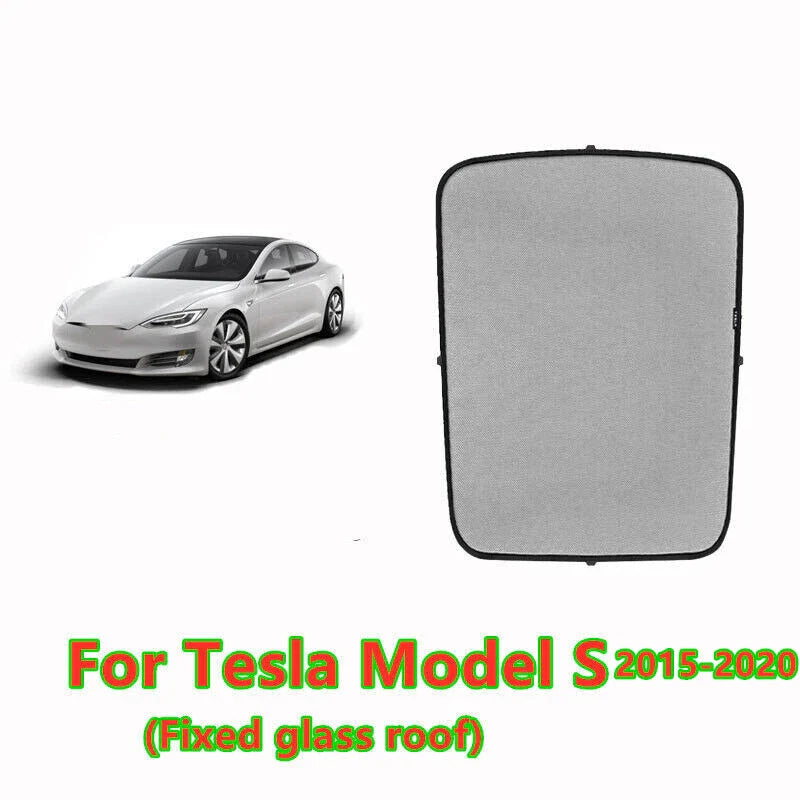Upgrade Window Glass Roof Sunshade Window Shade Sunroof Net for Tesla Model S
