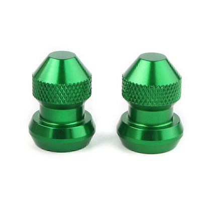 Green Universal Tyre Air Valve Caps for Car Truck Motorcycle Bike
