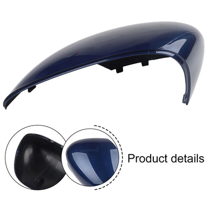 Dark Blue Left Mirror Cap Cover / 1x Mirror Cap Cover for Ford Fiesta MK7 (2008-2017)