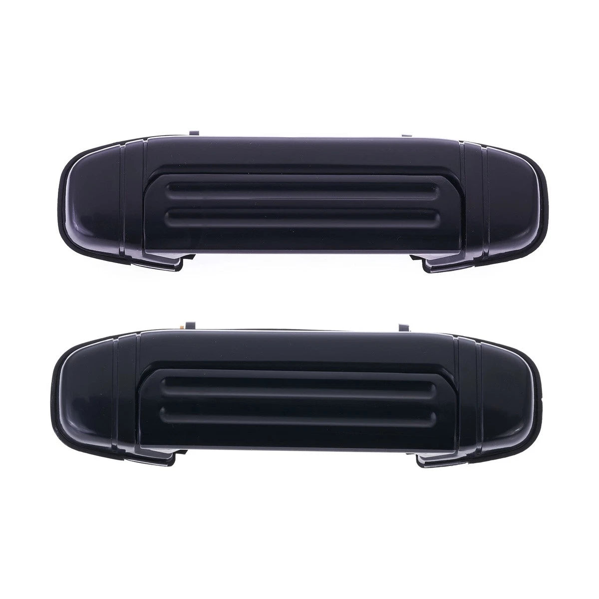 Set of 2 Outer Door Handles for Mitsubishi Pajero (1991–2000) Black
