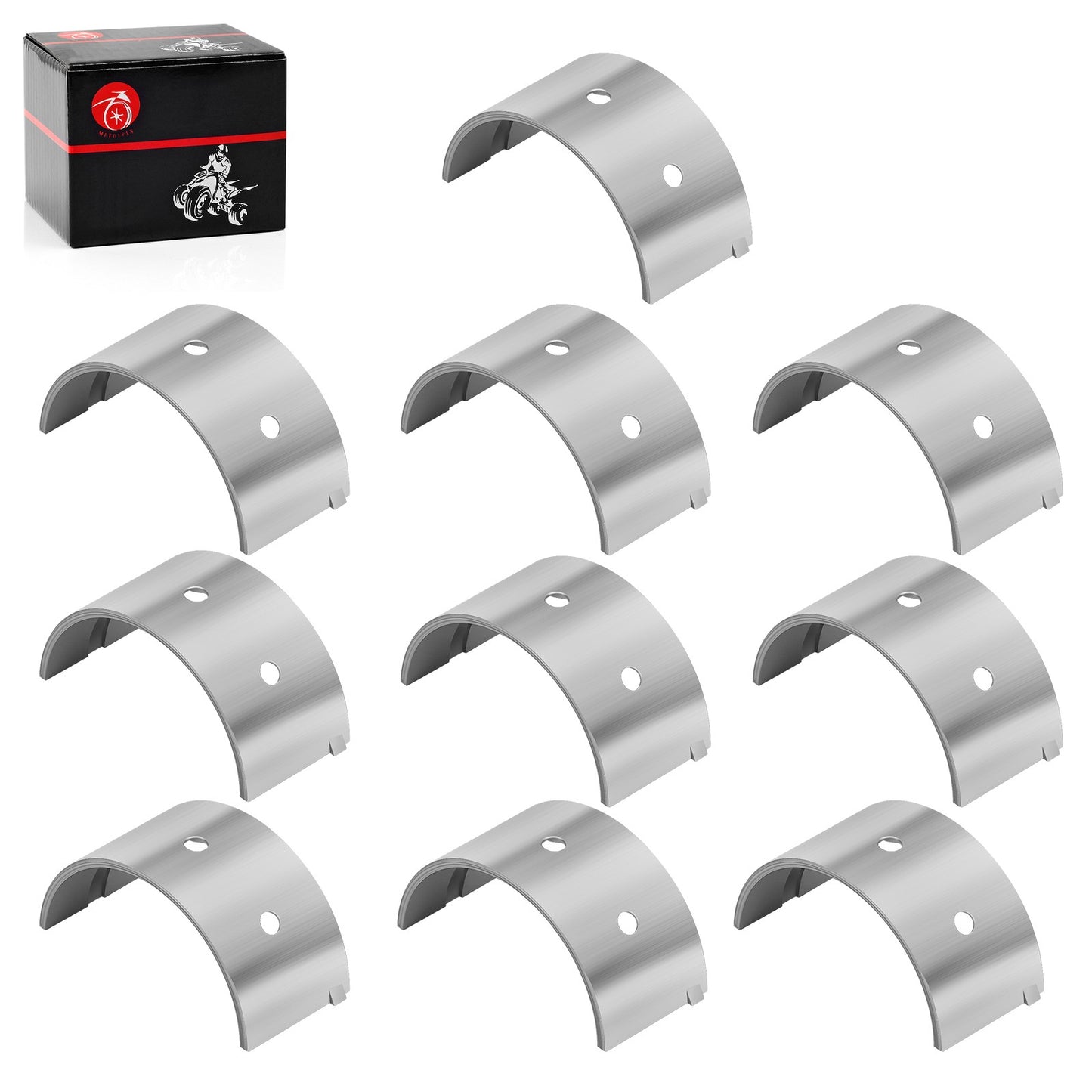 10PCS Crankshaft Main Bearings for Yamaha WaveRunner 1800 (2002–2023)