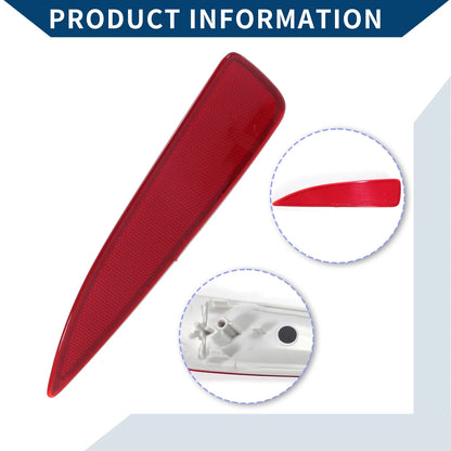 Rear Right Bumper Reflector for Toyota Yaris (2012–2014) Red