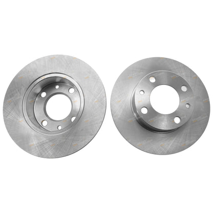 2 Front Disc Brake Rotors for Fiat Regata (1982–1989)